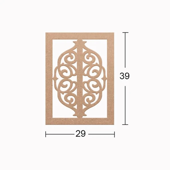 Ahşap Dekoratif Pano DS-042 ürün görseli 1