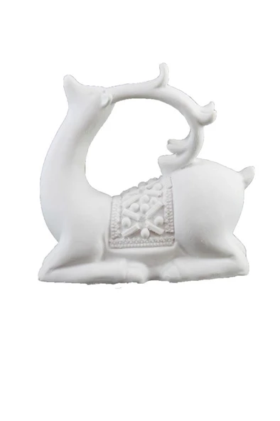 Polyester Heybeli Geyik 15x15cm HYK413 ürün görseli 1