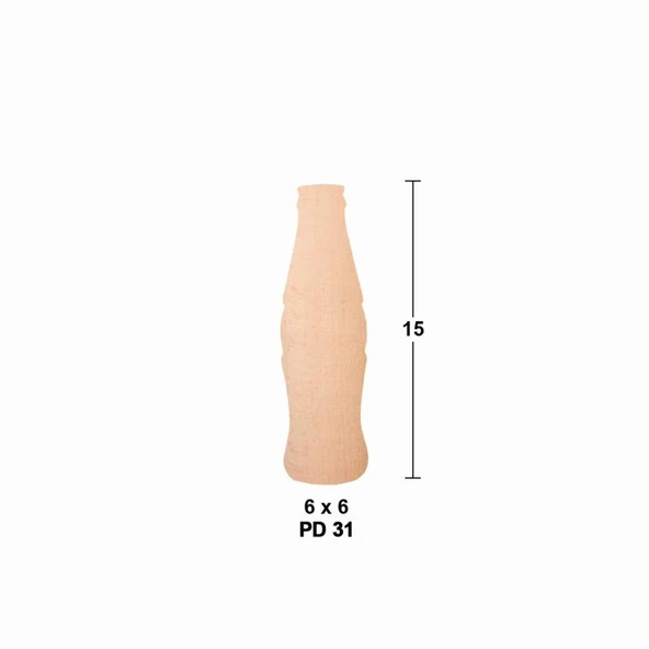 Boyanabilir Kola Şişesi PD31 ürün görseli 1
