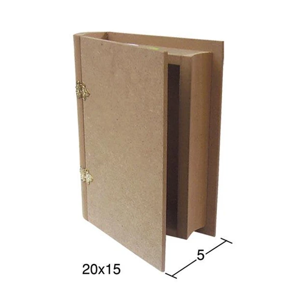 Ahşap Küçük Kitap Kutu KU255 ürün görseli 1
