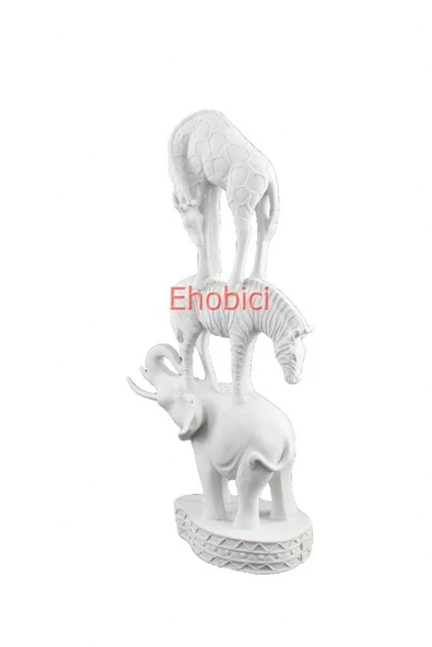 Polyester Safari Hayvanları Üçlemesi 36x17cm HYK401 ürün görseli 1