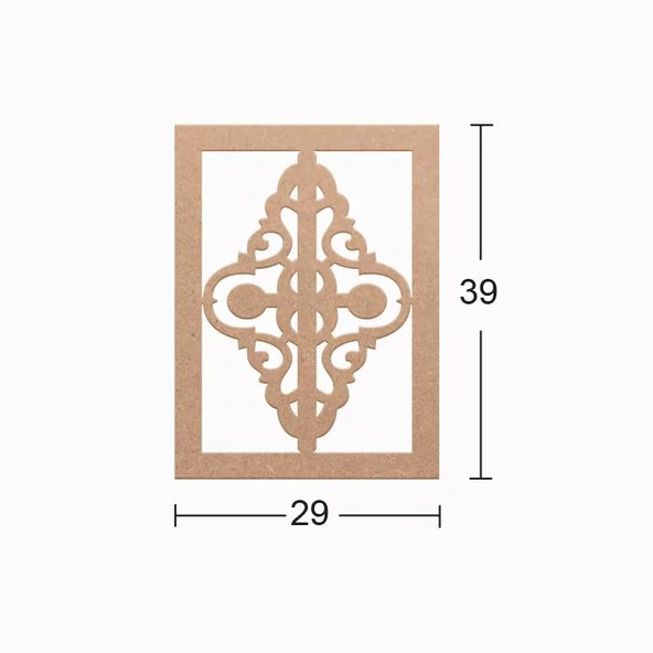Ahşap Dekoratif Pano DS-043 ürün görseli 1