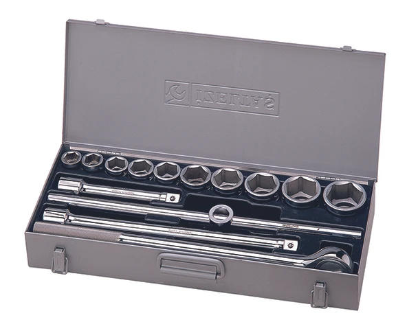 İzeltaş 1119 00 6114 3/4" Lokma Takımı Altı Köşe (14 parça mm) ürün görseli 1