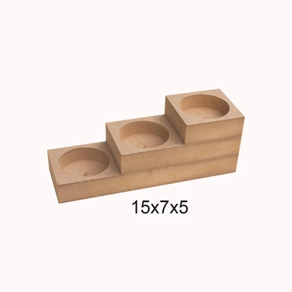 Ahşap Merdiven Mumluk ŞA-167 ürün görseli 1