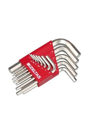 İzeltaş 4901003112 Allen Anahtar Takımı SAE 12'li Set ürün görseli 1