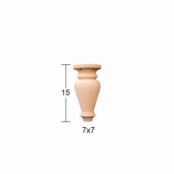 Torna Ayak 15cm Doğal Ağaç FT17 ürün görseli 1