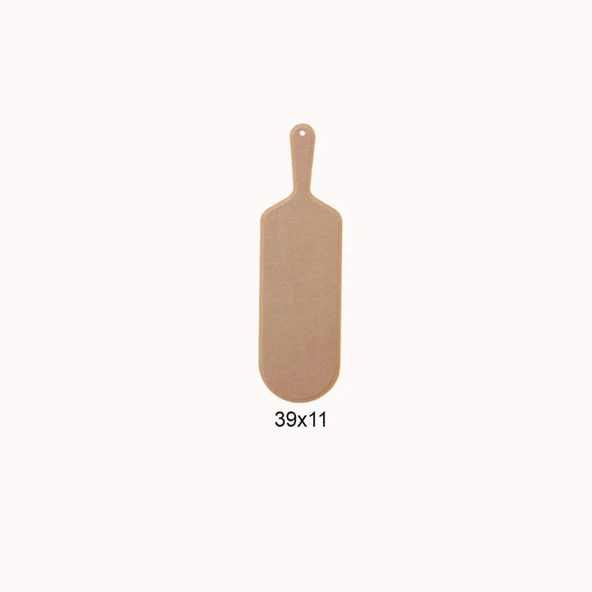 Oval Ahşap Sunum Tahtası 39x11cm L128 ürün görseli 1