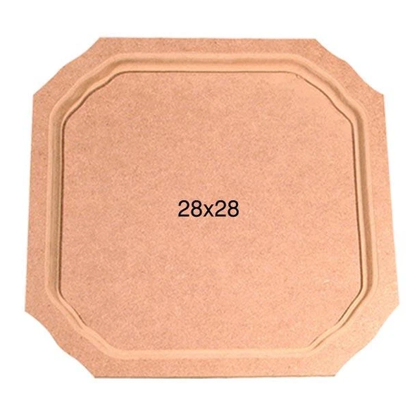 Ahşap Tepsi 28x28cm T698 ürün görseli 1