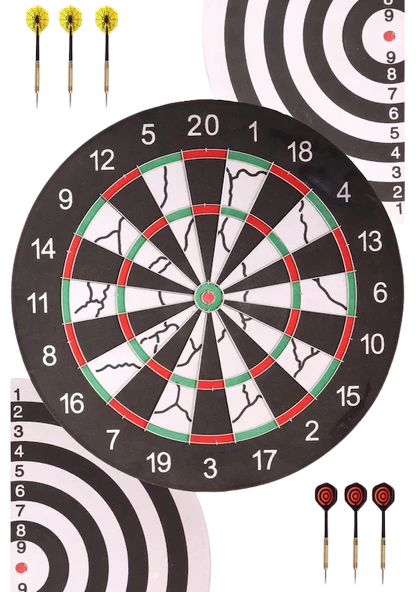 Delta Flocked Dart Seti 18 İnç + 6 Dart Oku 18 Gr ürün görseli 1