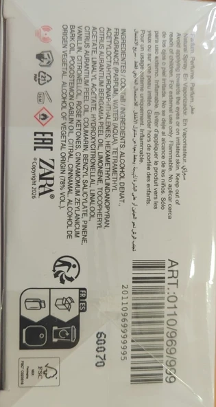 RED ZARA TEMPTATION NECTAR EDP 80ML (2.71 FL. OZ). - Resim 3