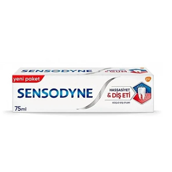 Sensodyne Hassasiyet Diş Eti Nane Diş Macunu 75 ml ürün görseli 1