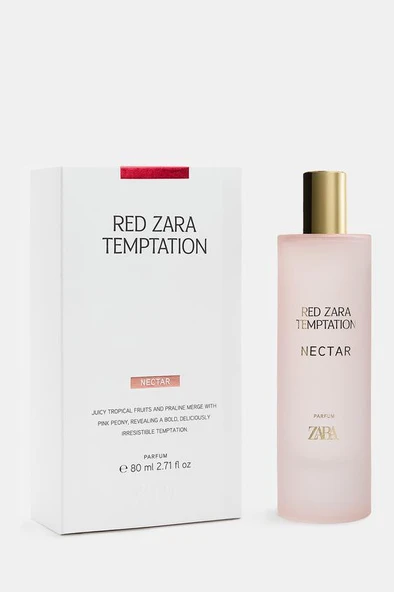 RED ZARA TEMPTATION NECTAR EDP 80ML (2.71 FL. OZ). - Resim 2