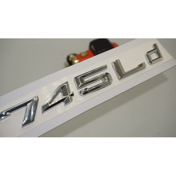 Bmw 745Ld Bagaj Krom Metal 3M 3D Yazı Logo ürün görseli 1