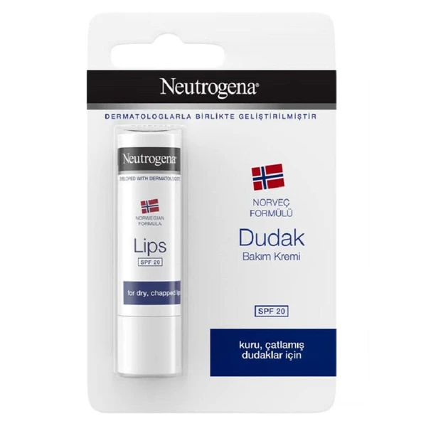Neutrogena Dudak Nemlendiricisi SPF 20 4.8gr ürün görseli 1