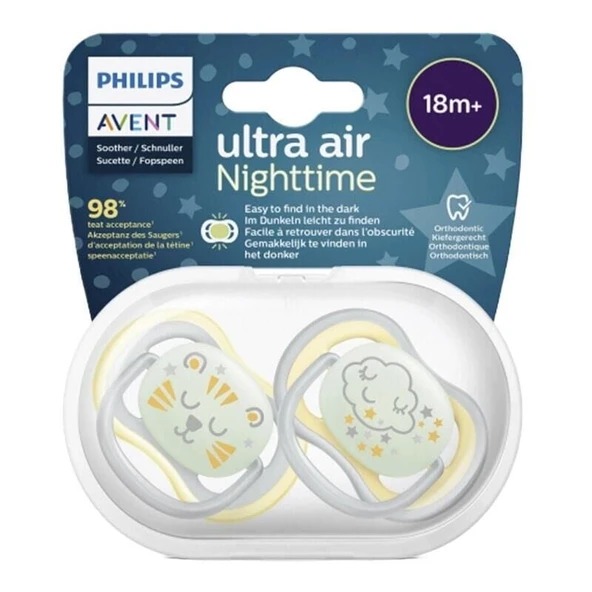Avent 37601 Ultra Air Gece Emzik 18 Ay ürün görseli 1