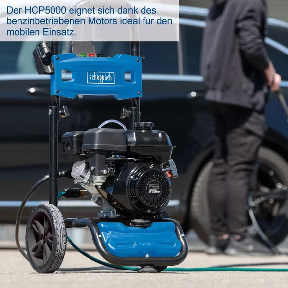 Scheppach HCP5000 Benzinli Basınçlı Yıkama Makinesi - Resim 2