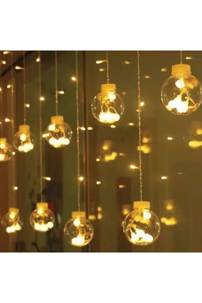 Petinka 10 Sarkıtlı Dekoratif Top İçi Mini Toplu LED Günışığı Rengi Aydınlatma ürün görseli 1