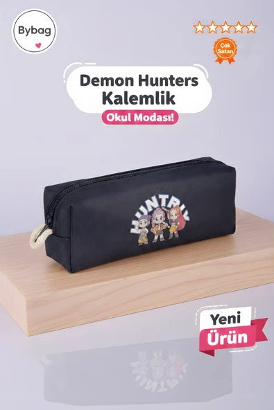 Demon Hunters K-Pop Özel Seri Anime Kalemlik Yüksek Kapasiteli Su Geçirmez Kalem Kutusu ürün görseli 1