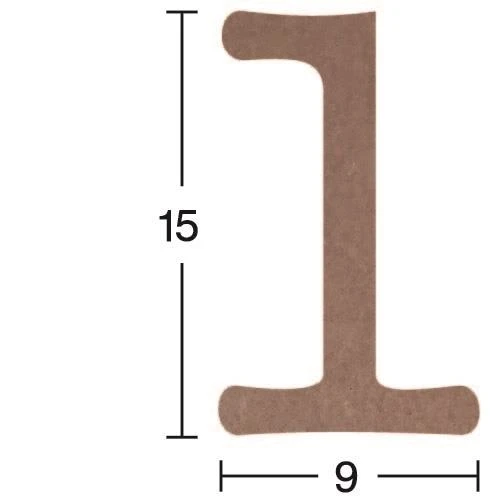 Rakam Ahşap Obje 18mm - 1 ürün görseli 1