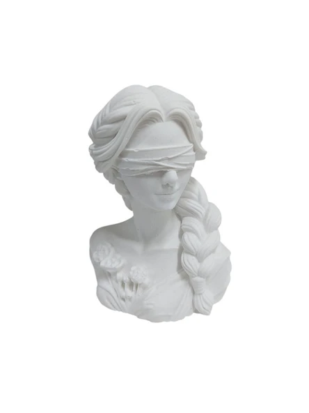 Gözleri Bağlı Yunan Adalet Tanrıçası 9,3x7cm ürün görseli 1