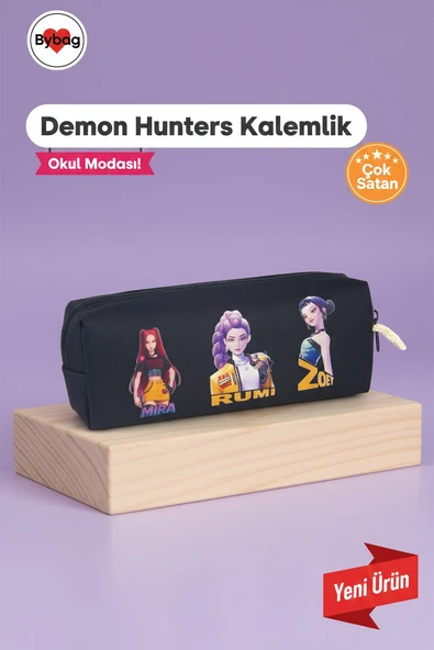 Demon Hunters K-Pop Özel Seri Anime Kalemlik Yüksek Kapasiteli Su Geçirmez Kalem Kutusu ürün görseli 1
