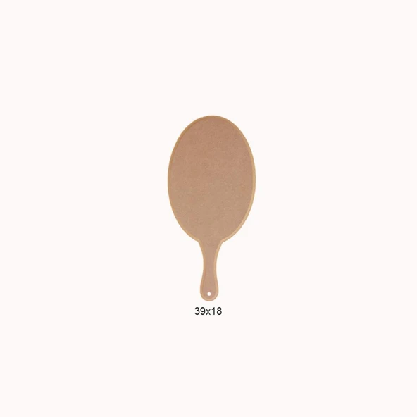 Oval Ahşap Sunum Tahtası 39x18cm L125 ürün görseli 1
