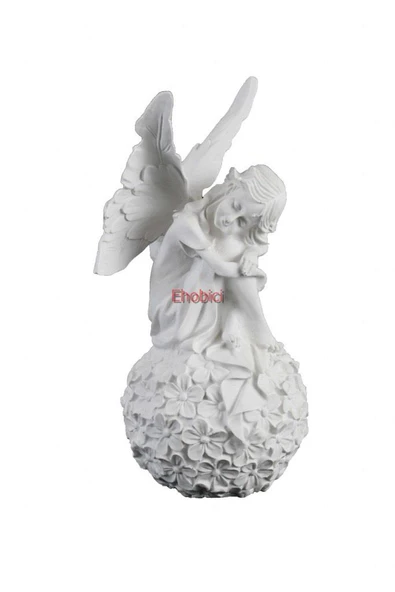 Polyester Çiçekli Melek 32x14cm HYK645 ürün görseli 1