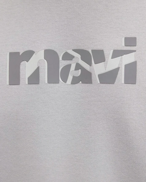Mavi M0S10402 Logo Baskılı Erkek Sweatshirt - Resim 7