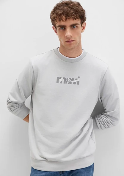 Mavi M0S10402 Logo Baskılı Erkek Sweatshirt ürün görseli 1