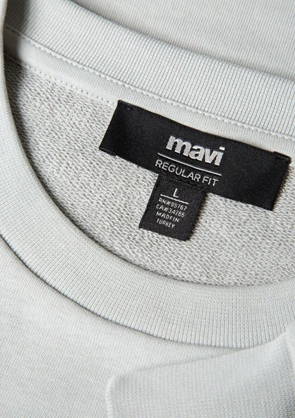 Mavi M0S10402 Logo Baskılı Erkek Sweatshirt - Resim 8