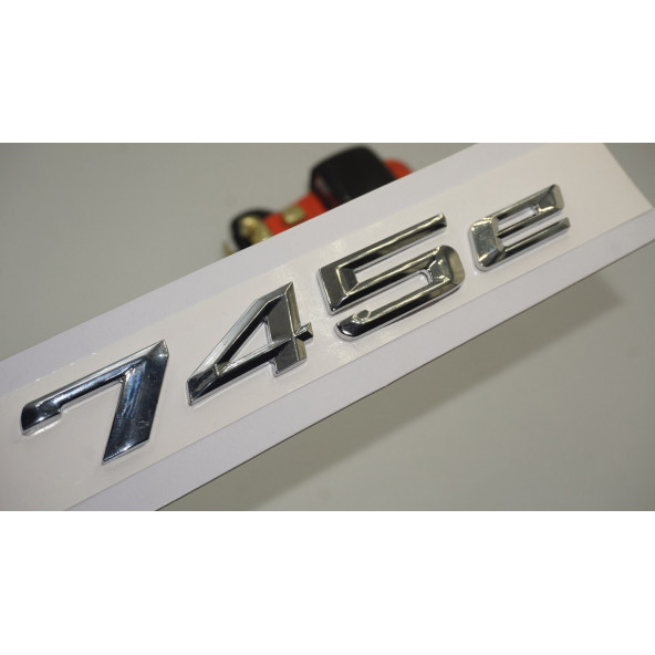Bmw 745e Bagaj Krom Metal 3M 3D Yazı Logo ürün görseli 1