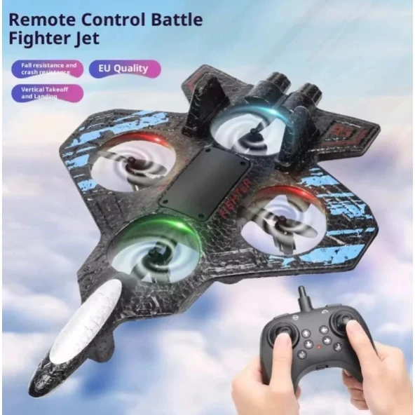 F166 Uçak Drone 3 Bataryalı - Resim 4
