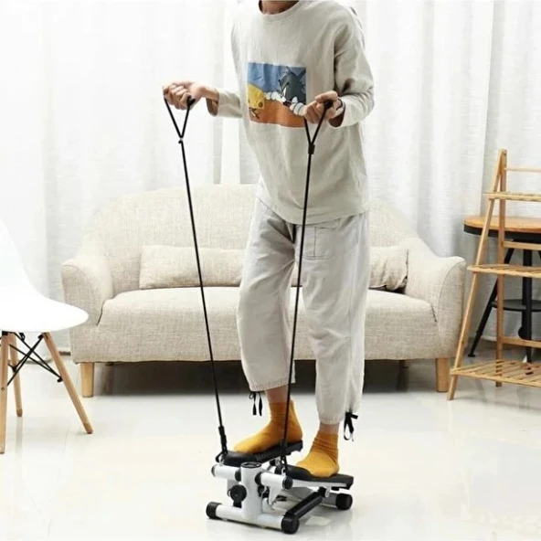 Direnç Lastikli Mini Stepper Egzersiz Aleti - Resim 3