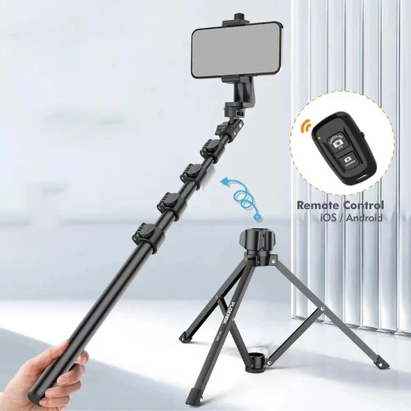 Çantalı Kumandalı Tripod - Resim 2