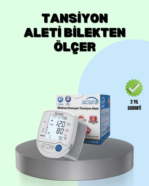 Dijital Bilek Tansiyon Aleti Çift Güç Kaynaklı HD Ekranlı ürün görseli 1