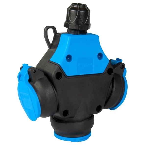 TP Electric 3101-320-0300 Vidalı Bağlantı 16A Kauçuk Üç Yönlü Grup Priz ürün görseli 1