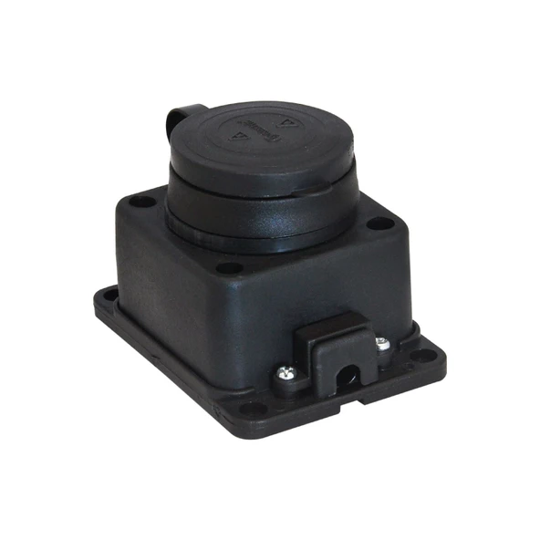 TP Electric 3101-306-0300 1x16A IP44 Kauçuk Duvar Prizi ürün görseli 1