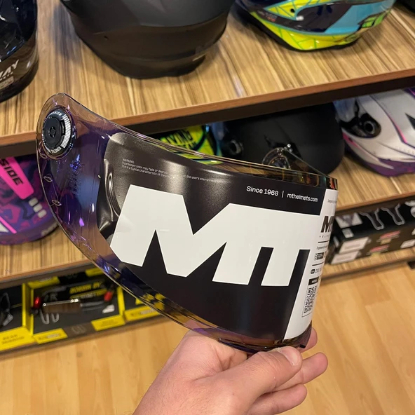 MT Helmets MT TARGO S - V-14B REVENGE 2 İRİDİUM VİZÖR ürün görseli 1
