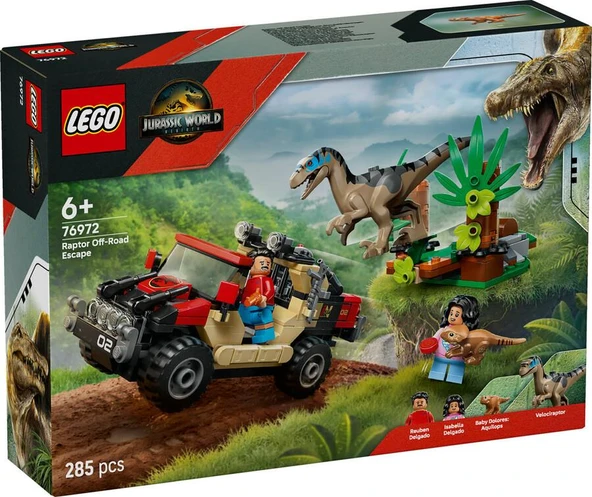 LEGO Jurassic World 76972 Raptor Off-Road Escape ürün görseli 1