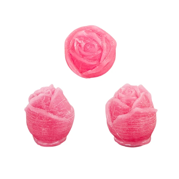 Silikon 3D Gül Goncası Mum Kalıbı - Resim 2
