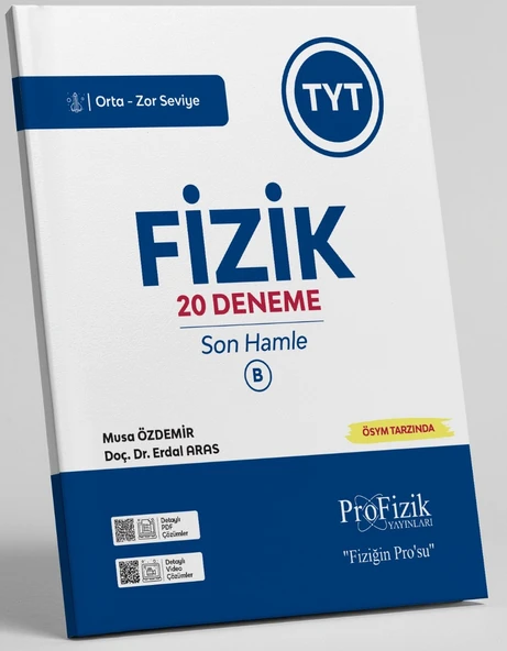 Profizik 2026 Tyt Fizik Orta - Zor B Son Hamle 20 Deneme ürün görseli 1
