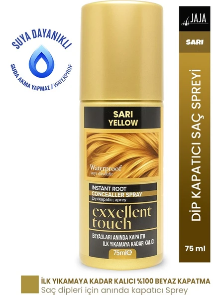 Jaja Exxellent Touch Dip Kapatıcı Saç Spreyi Sarı 75 ml ürün görseli 1