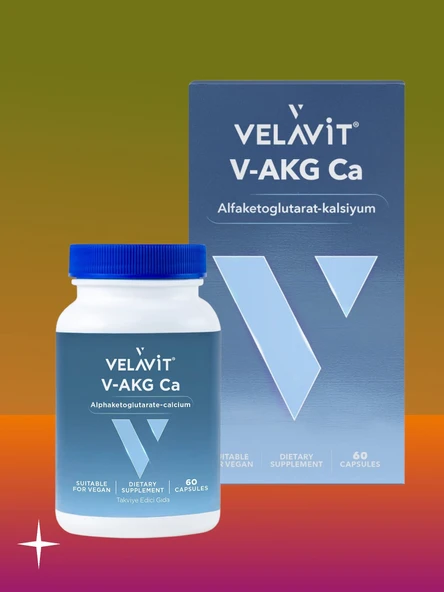 Velavit Longevity V-AKG-Ca 60 kapsül ürün görseli 1