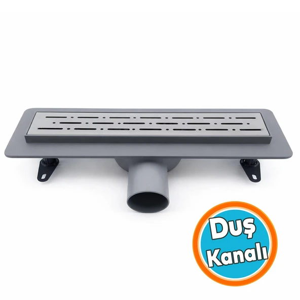 Duş Kanalı 40 CM Paslanmaz Çelik Yer Süzgeci Modern Banyo Duş Gideri Şık ve Dayanıklı Tasarım ürün görseli 1