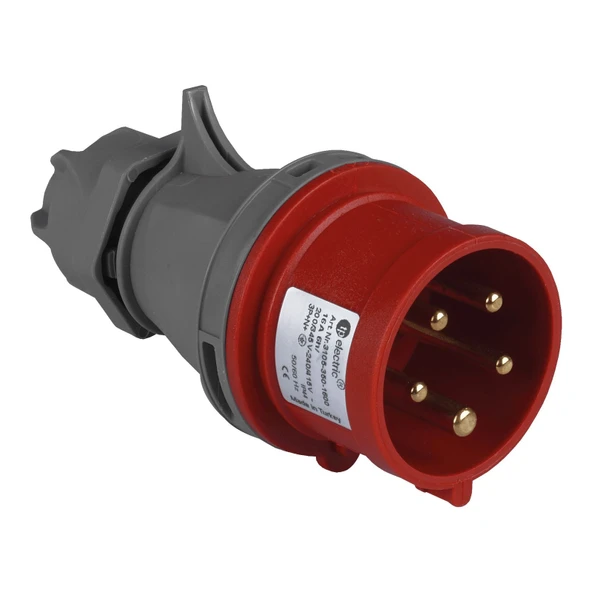 TP Electric 3105-350-1600 Vidalı Bağlantı IP44 5x16A Düz Fiş ürün görseli 1