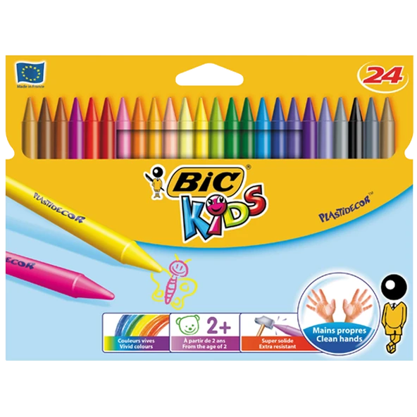 Bic Silinebilir Pastel Boya 24 Renk 829772 ürün görseli 1