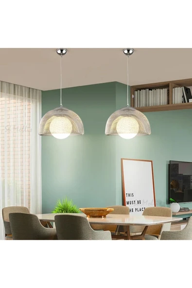 Luna Lighting Luxury Krom Tekli avize - Resim 2