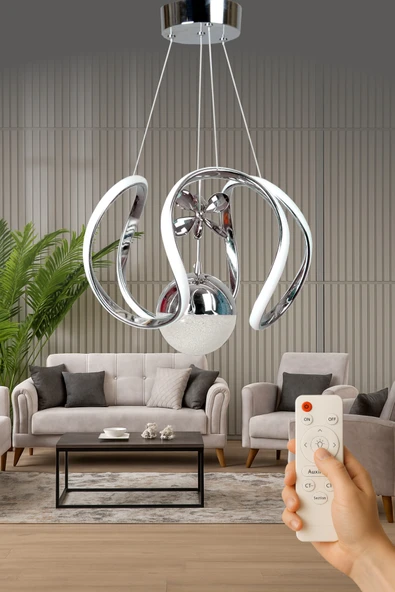 Luna Lighting Clasy Model Kumandalı Avize ürün görseli 1