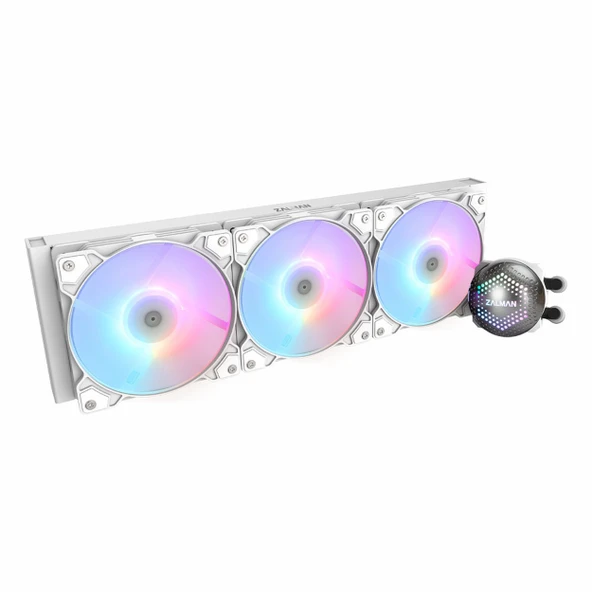Zalman Alpha-36 ARGB 360mm AM5/1700P Beyaz İşlemci Sıvı Soğutucu ürün görseli 1