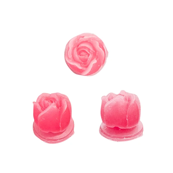 Silikon 3D Mini Süslemelik Gül Mum Kalıbı - Resim 2